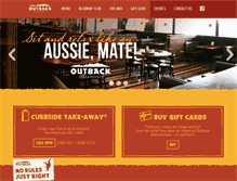 Tablet Screenshot of outbackcr.com